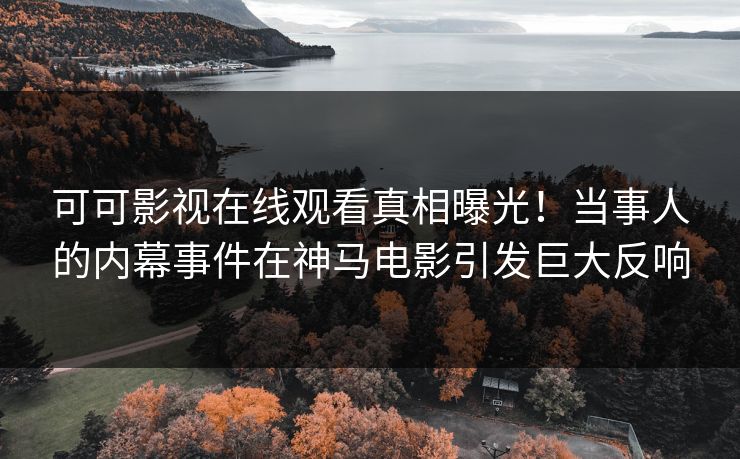 可可影视在线观看真相曝光！当事人的内幕事件在神马电影引发巨大反响